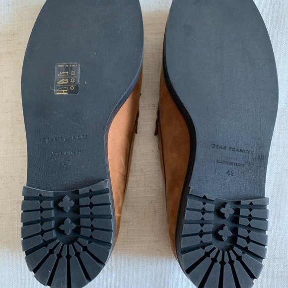 BNWT Dear Frances Joss Loafers (Tan) with original dust bag and box! - Picture 4 of 7
